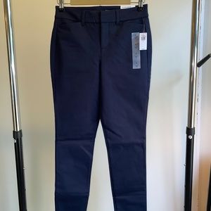 Old Navy High-Waisted Pixie Skinny Ankle Pants in Navy Blue